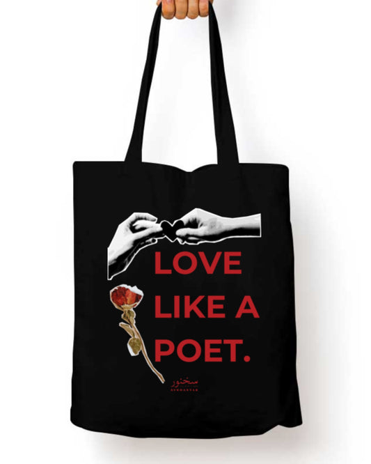 Love Like A Poet Tote Bag