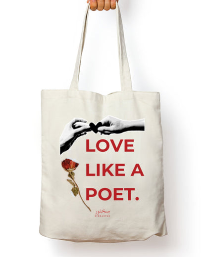 Love Like A Poet Tote Bag