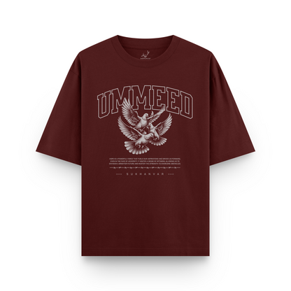 Ummeed Terry Drop Shoulder Oversized Unisex Tshirts