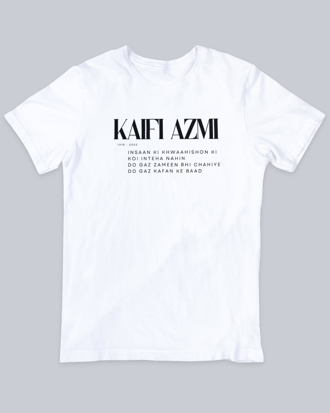 Kaifi Azmi Unisex Tshirt