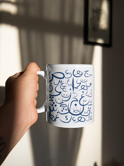 Urdu Mug Blue